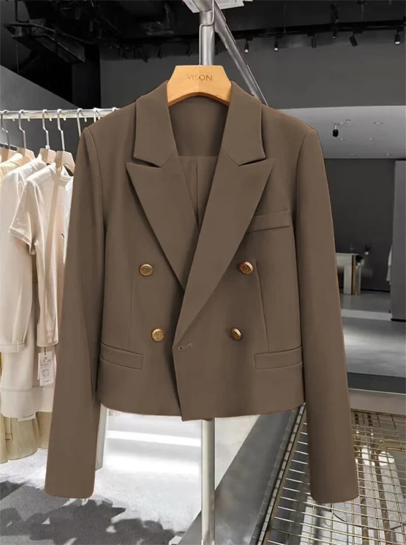 Women's Double-Breasted Tailored Blazer