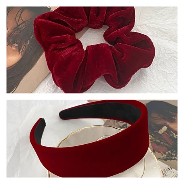 Wide Velvet Hair Hoops Headband