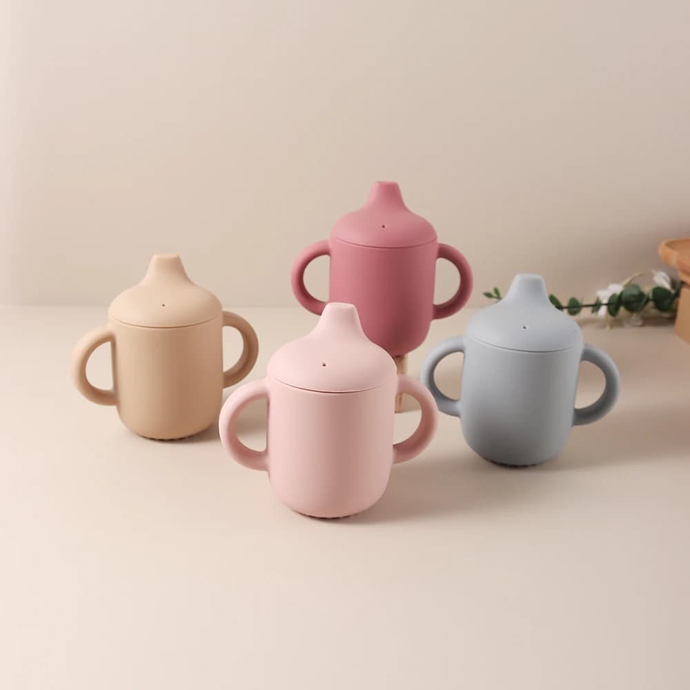 Baby Silicone Sippy Cup 180ml BPA-Free