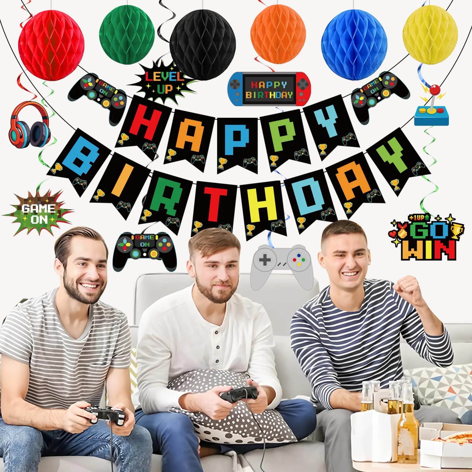 Video Game Birthday Party Decorations Kit