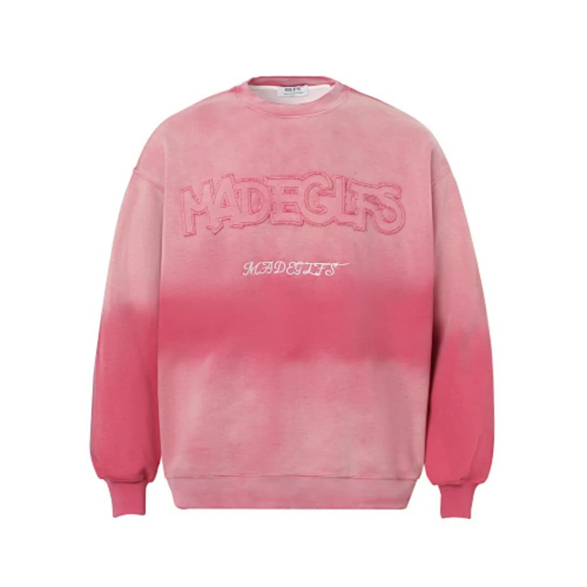 Men Clothing High street New Trend Heavy Industry Washed Embroidered Antique-style Sweatshirt for men and women