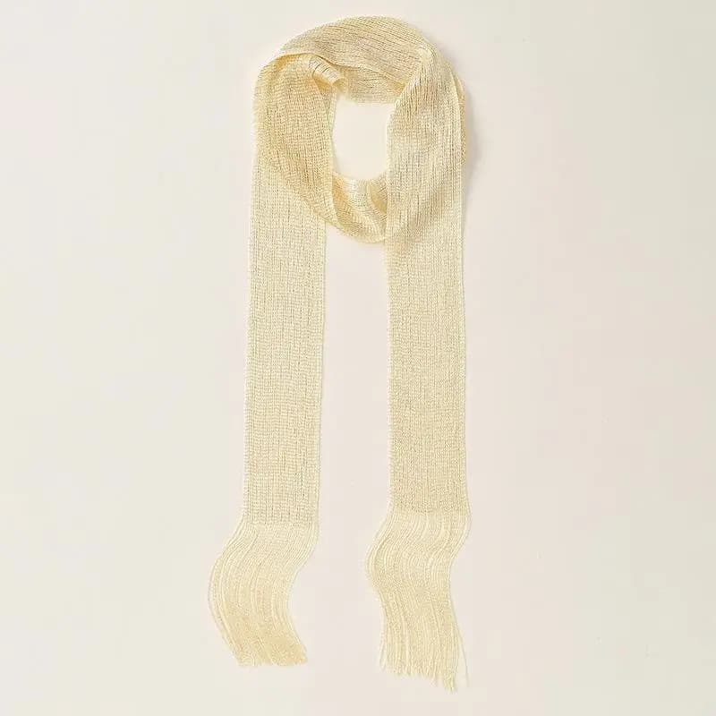 Striped Silk Scarf