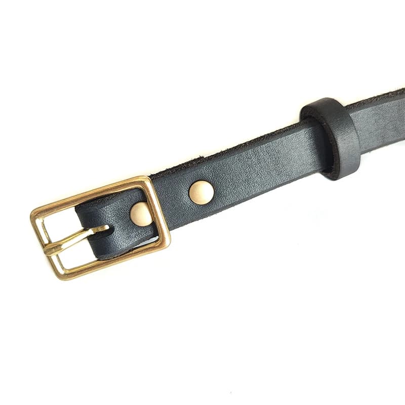 Genuine Leather Braided Dog Collar