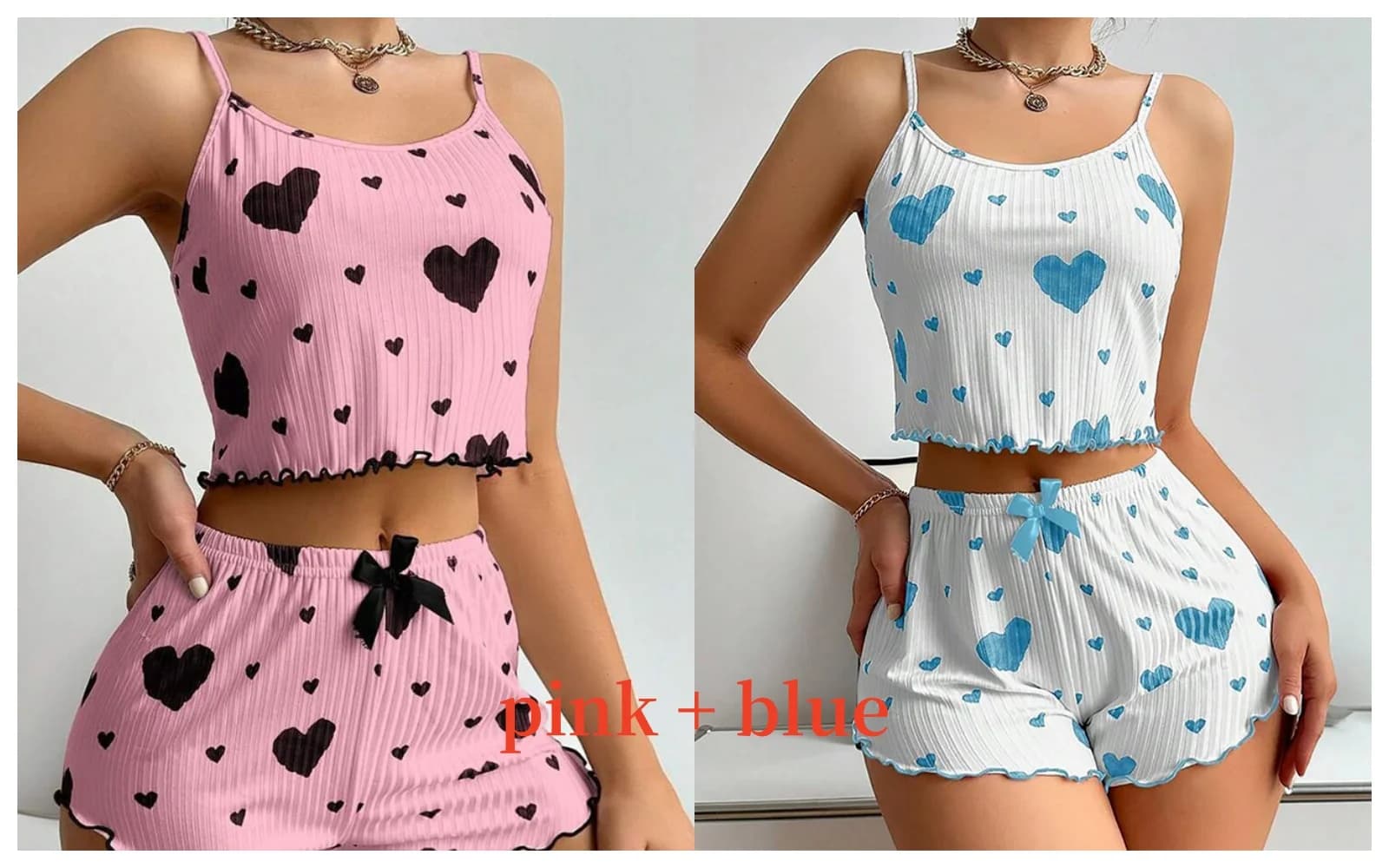Women's Tank Top and Shorts Pajama Set