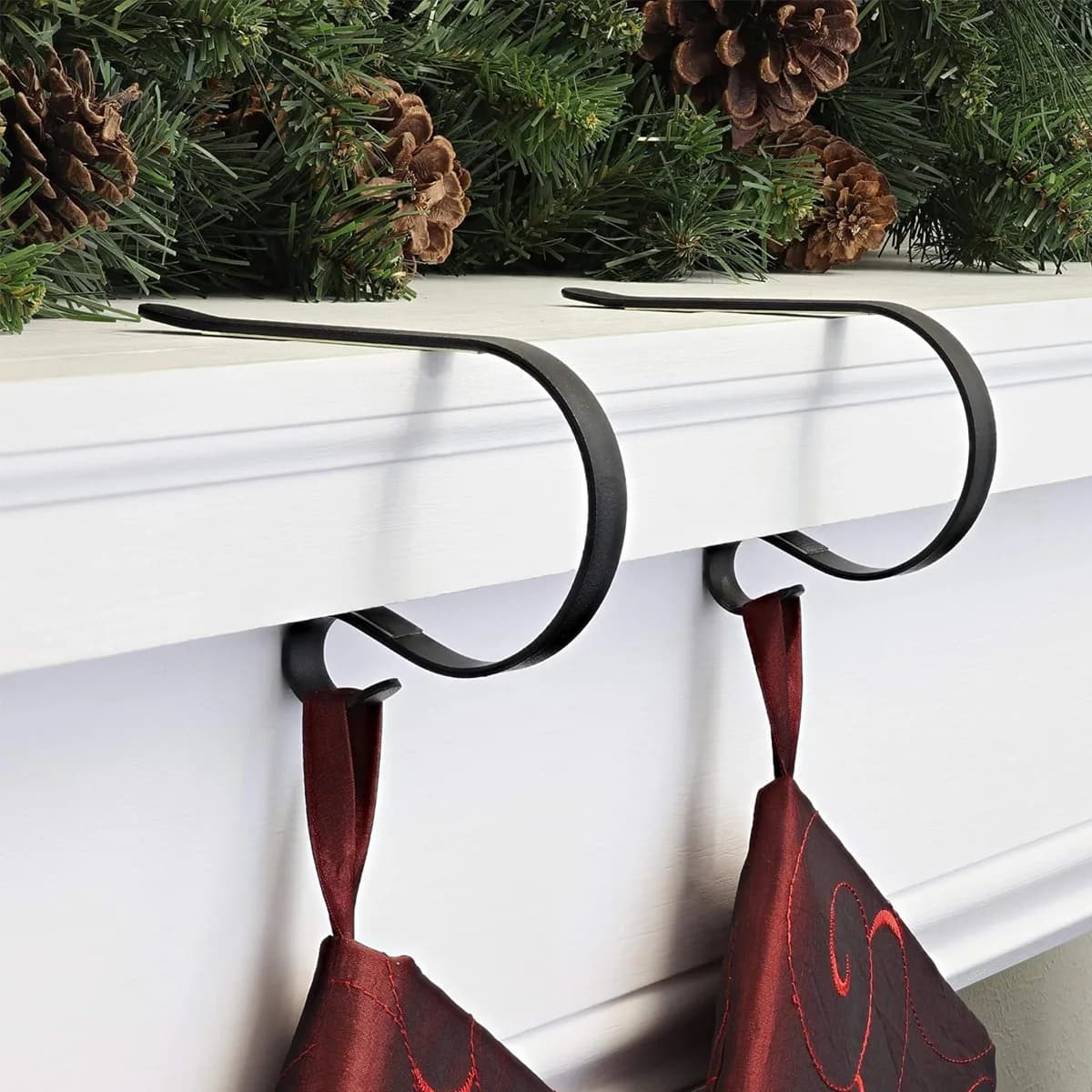 Mantle Stocking Holders