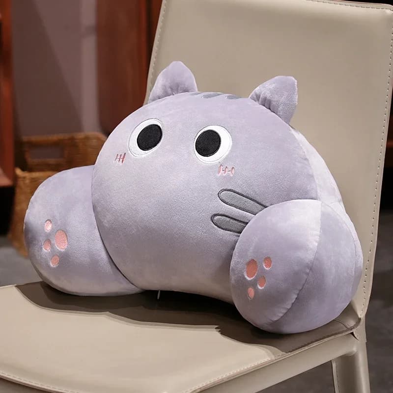 Thickened Cat Back Cushion Lumbar Support Pillow