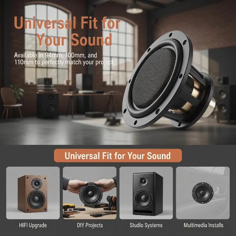 4 Inch Silk Dome Tweeter Speaker