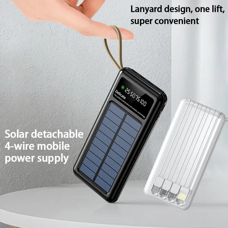 Solar Power Bank 20000mAh Dual USB
