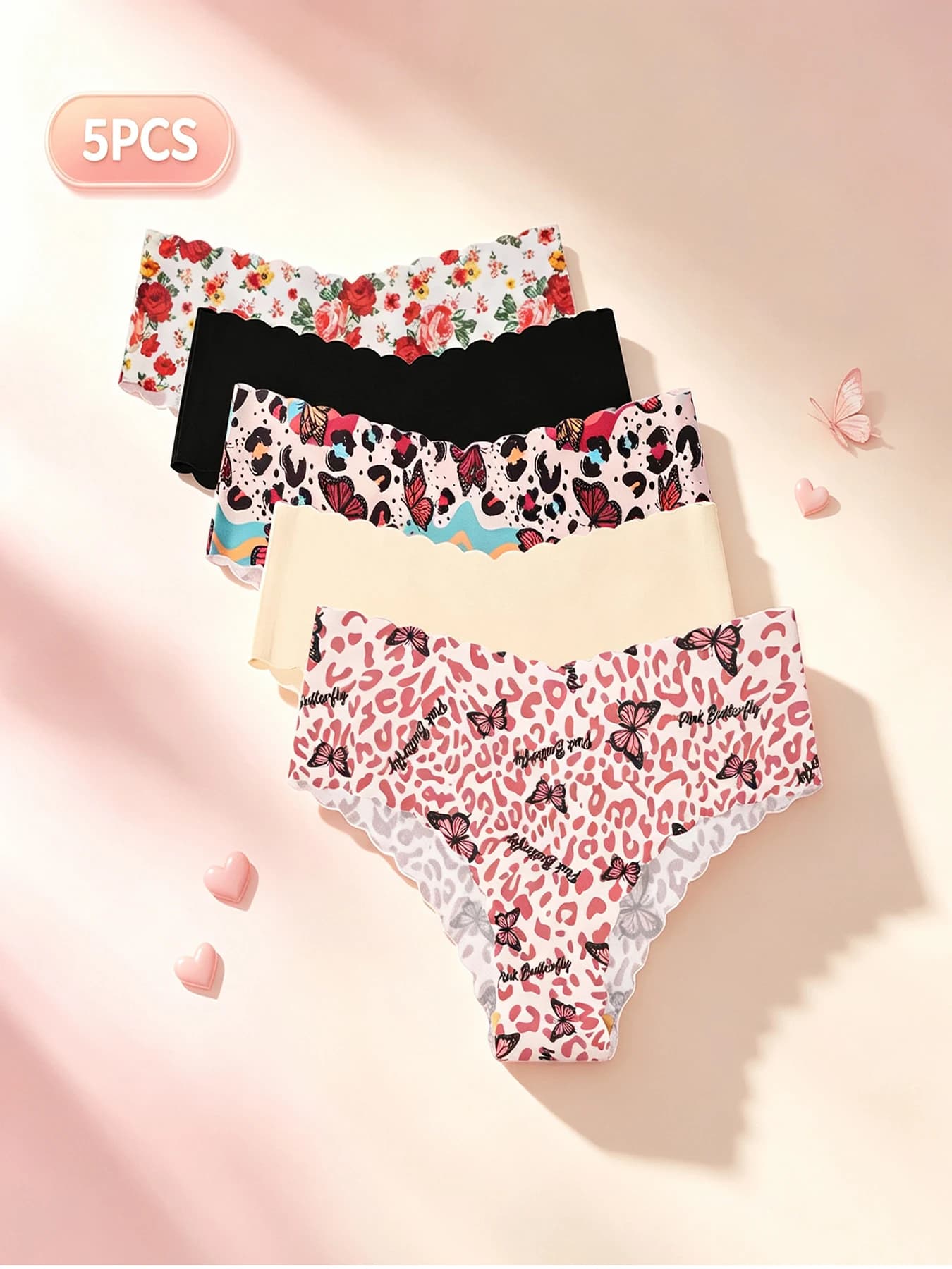 5-Pack Seamless Bikini Panties