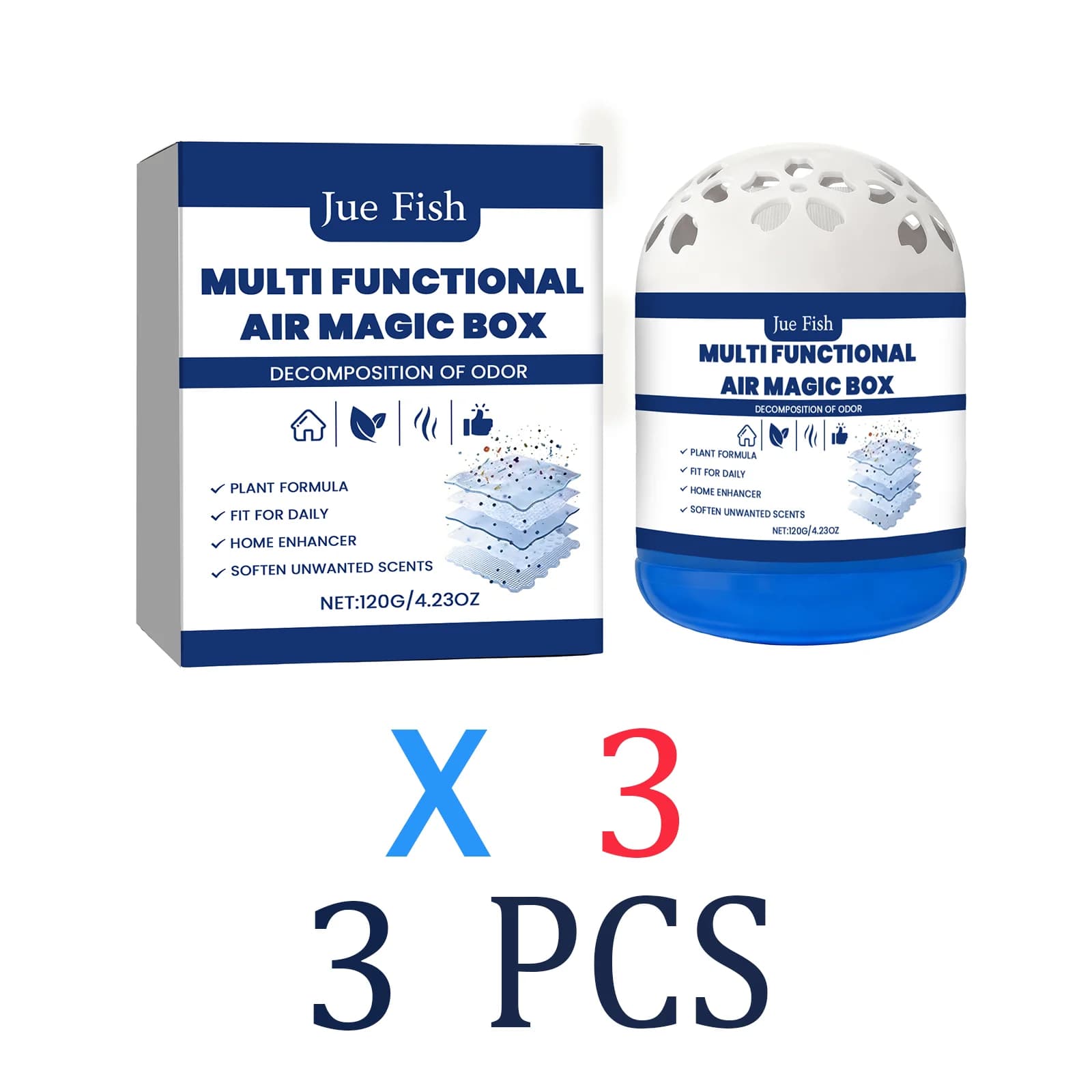 Odor Eliminator and Moisture Absorber Box