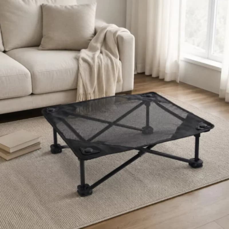 Foldable Elevated Pet Cot Breathable Mesh