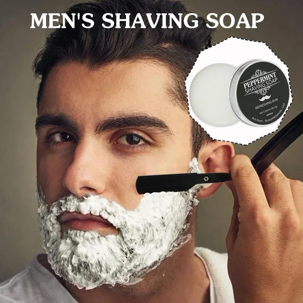 Organic Shaving Soap Bar for Men