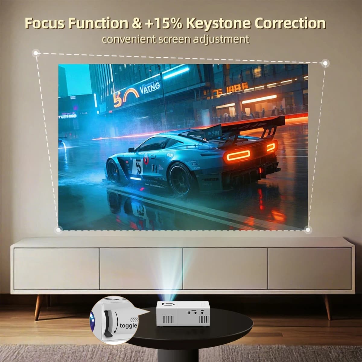 Mini Projector Z1 Manual Focus Home Theater Projector with HDMI USB AV 3.5mm Audio Projector Projecteur Vidéo