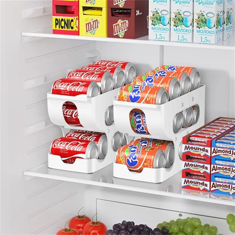 Soda Can Dispenser Fridge Storage