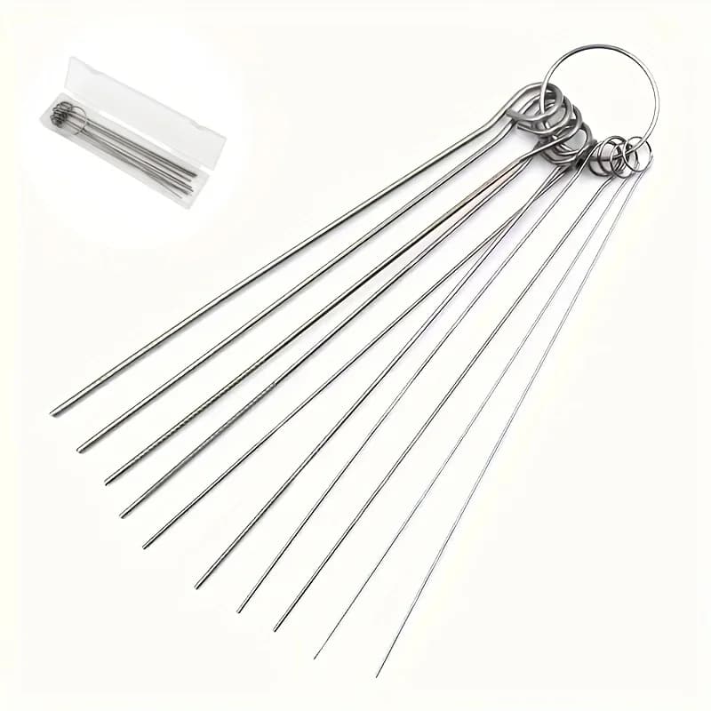 Stainless Steel Needle Shower Head Cleaning Brush Set