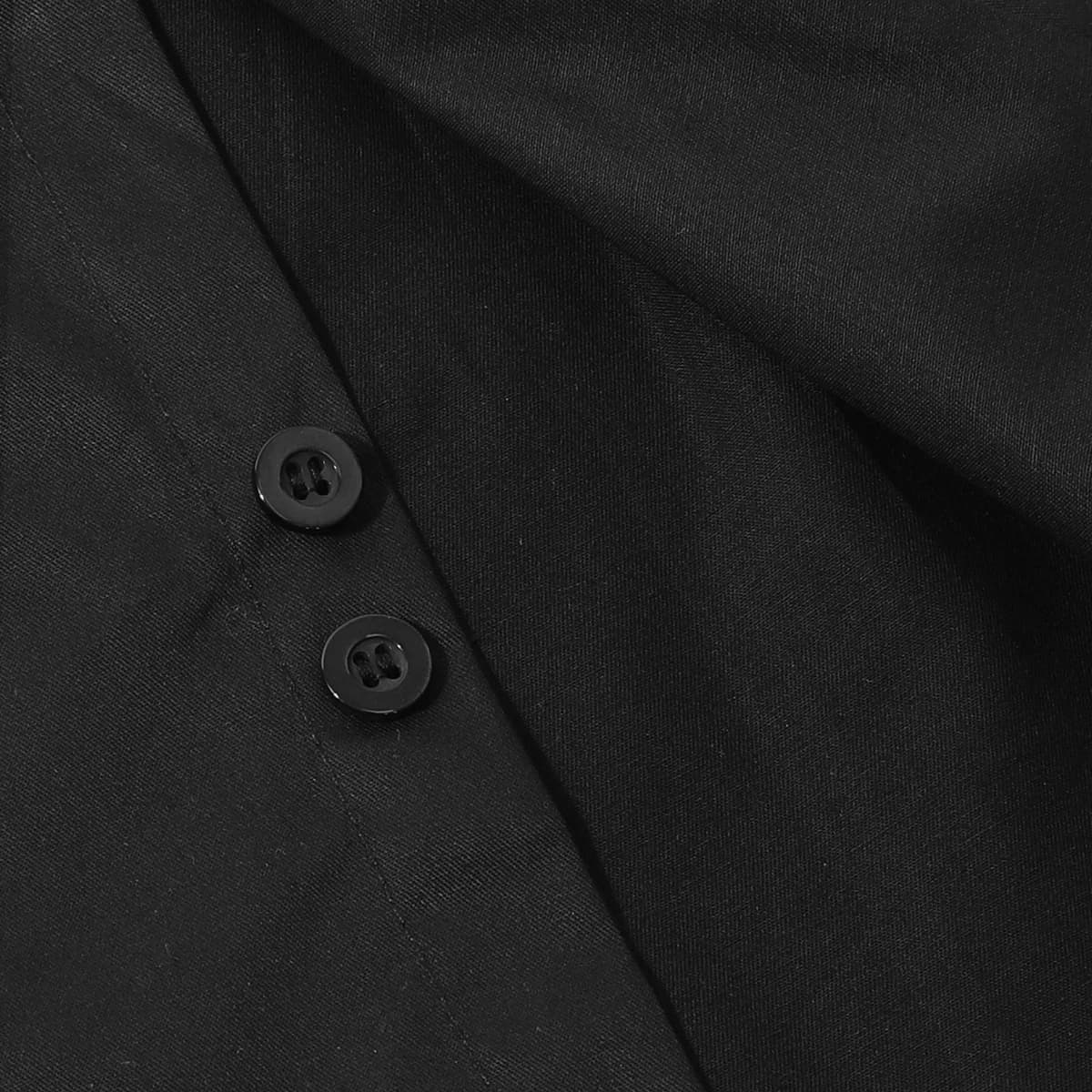 Boys Black Dress Shirt for School and Formal Events