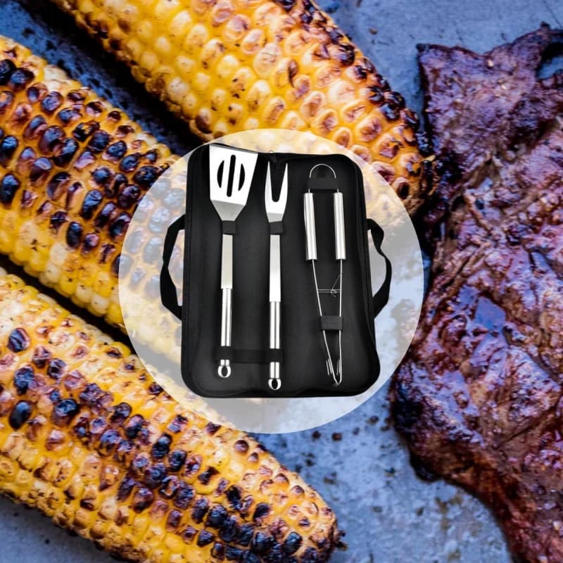 BBQ Grill Tool Set Stainless Steel