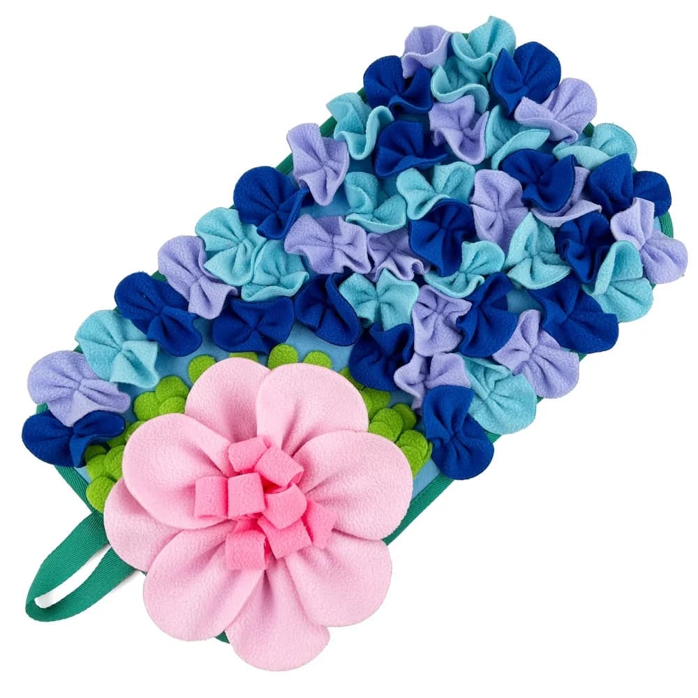 Small Animal Feeding Mat with Floral Design