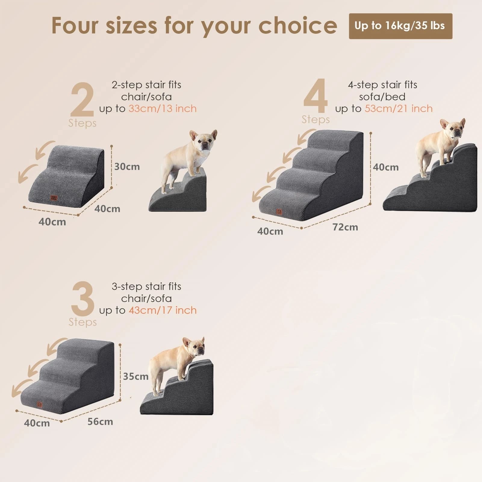 Dog Stairs for Small Dogs and Cats