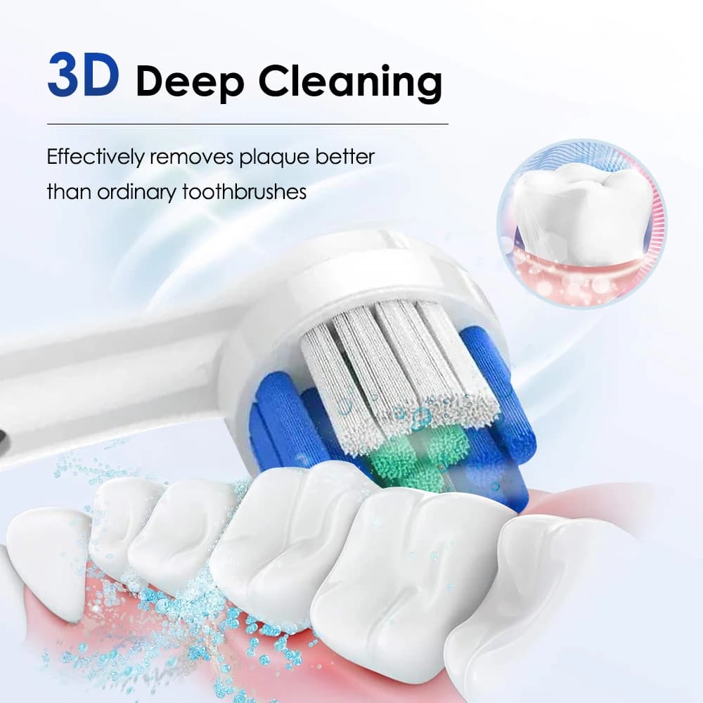 Electric Rotary Toothbrush With Smart Timer