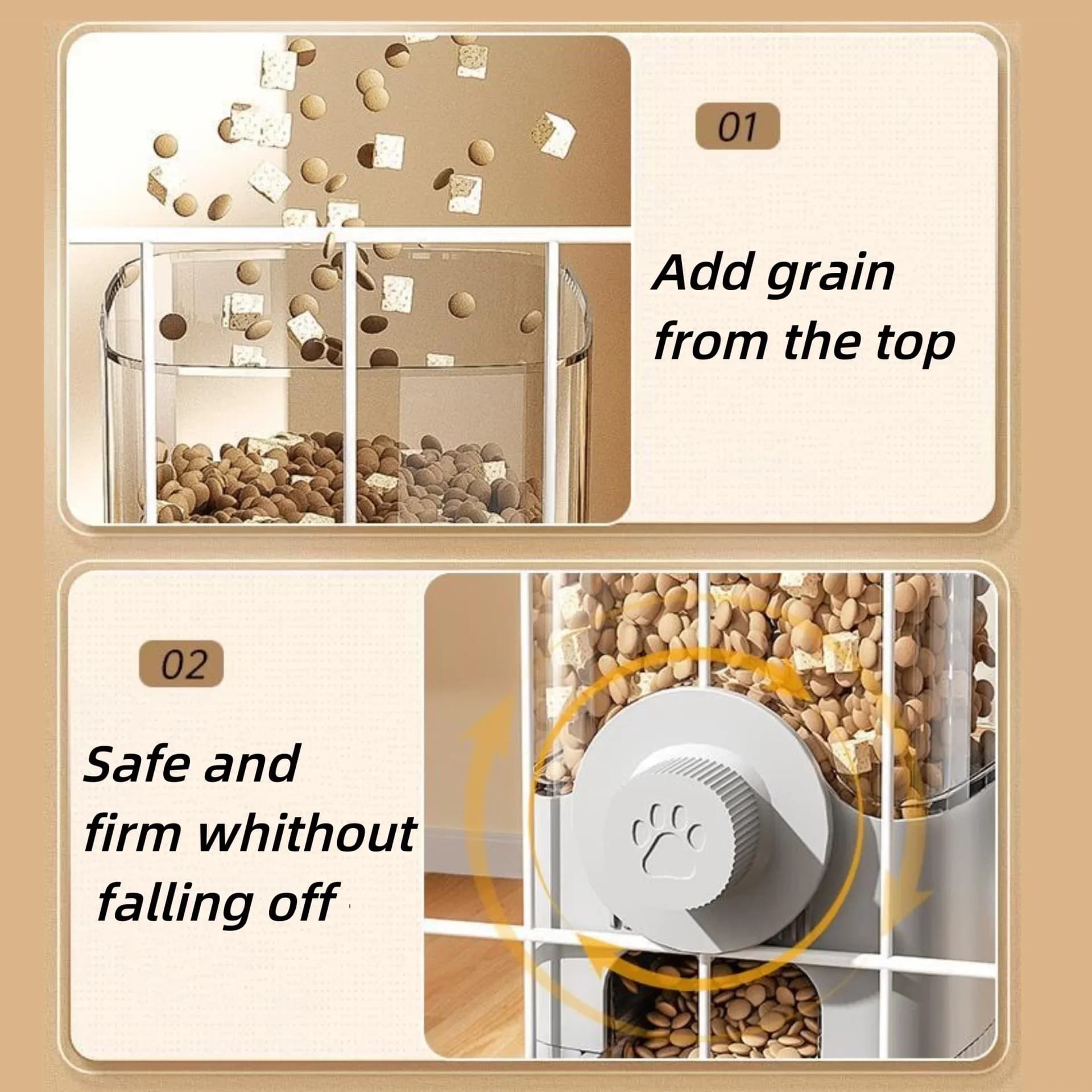 Automatic Pet Water and Food Dispenser Set
