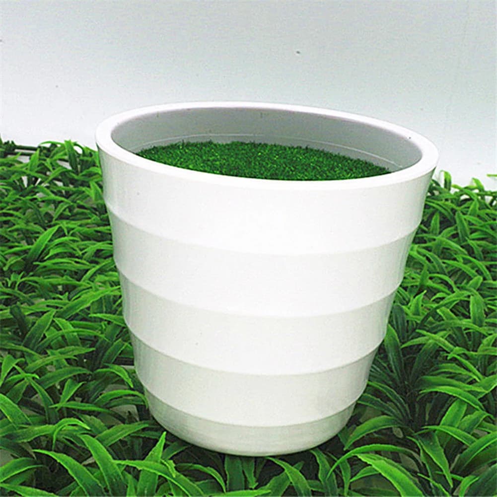 Artificial Plant Pot with Grass Base