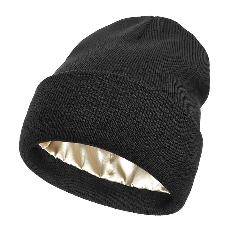 Women's Satin Lined Winter Beanie