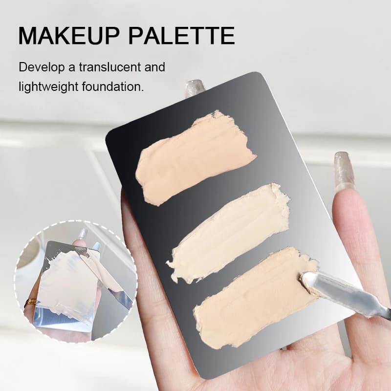Makeup Mixing Palette with Brushes and Spatula