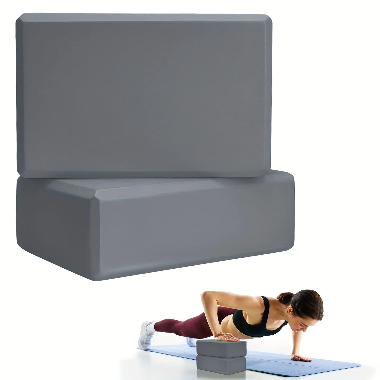 Yoga Blocks High-Density Foam Lightweight Supportive