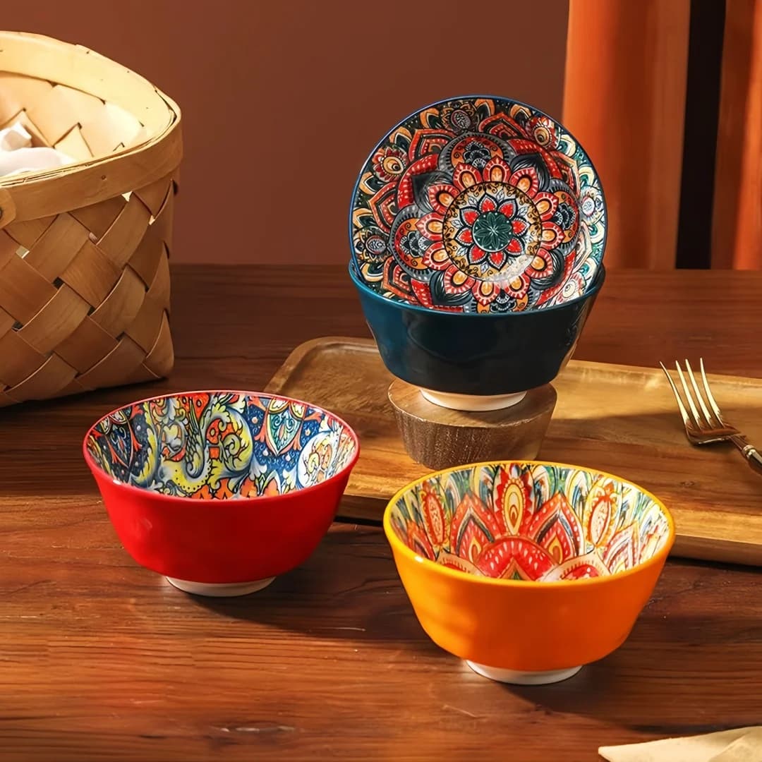Bohemian Ceramic Bowl