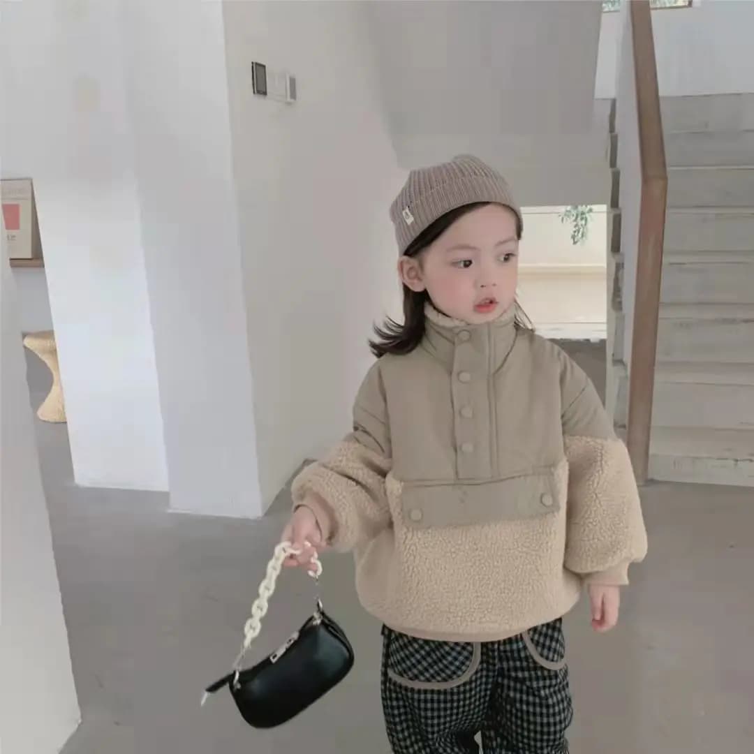 Girls Winter Cotton Parka Coat