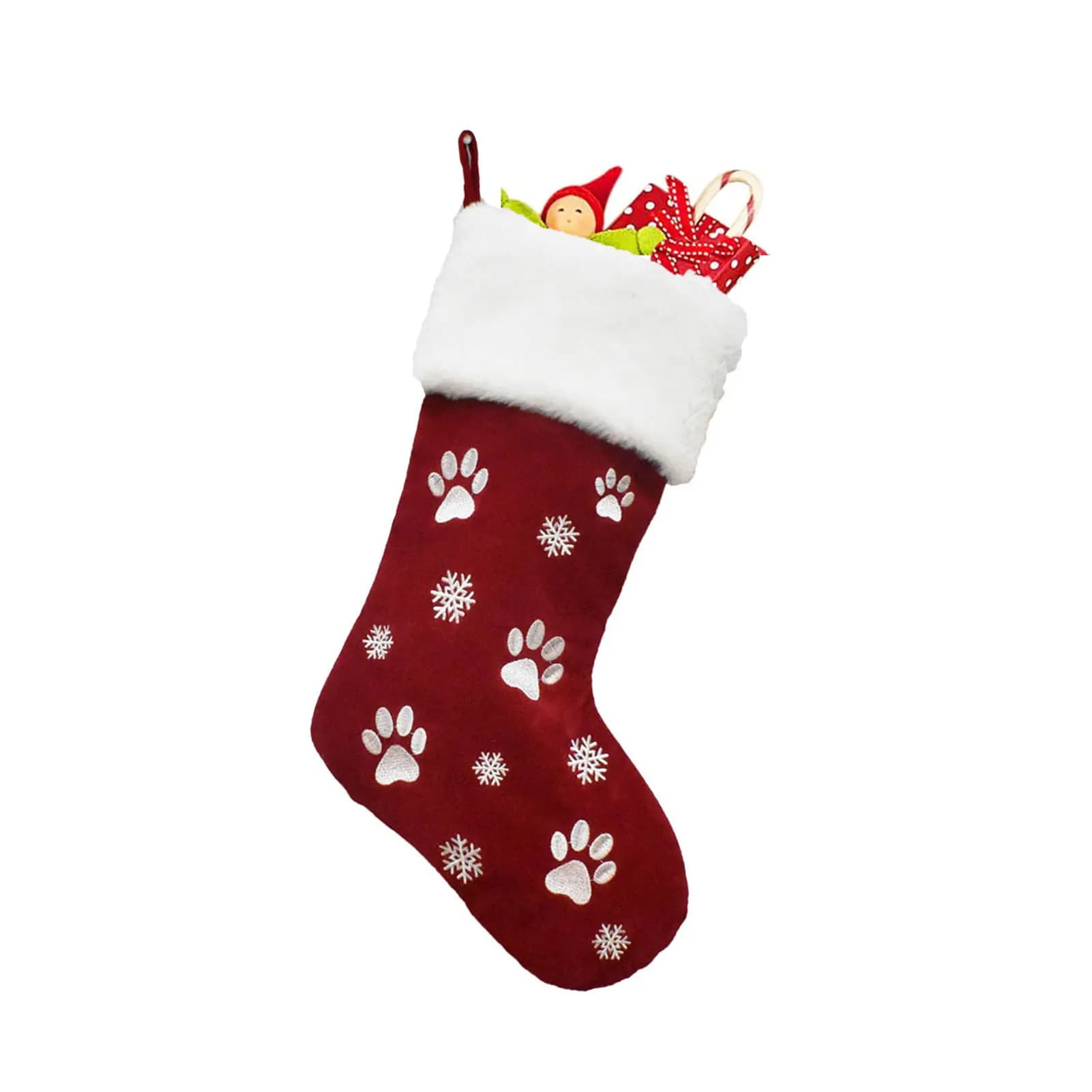Plush Felt Christmas Stocking