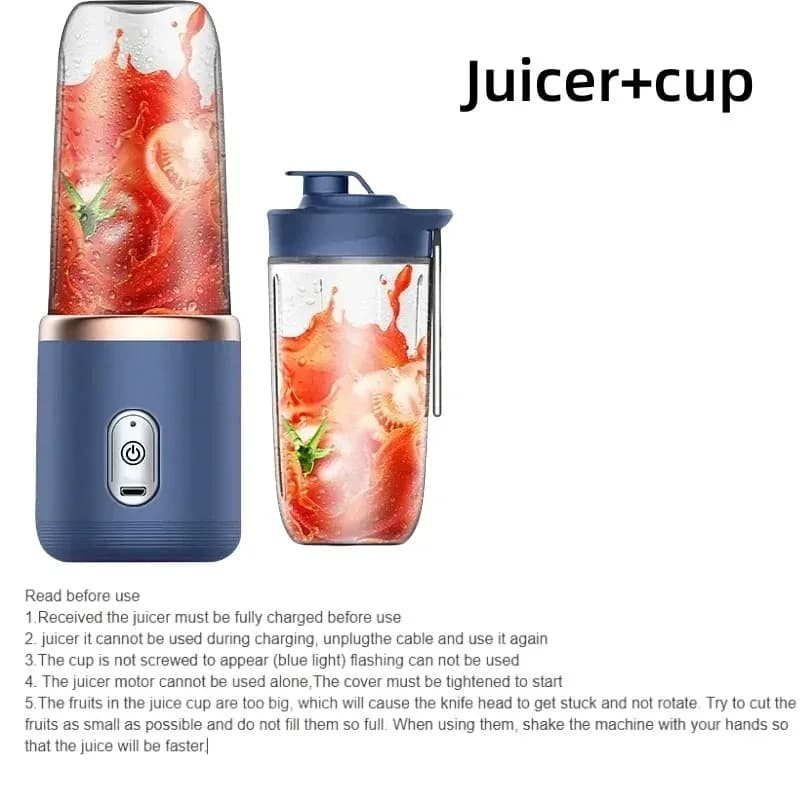 Portable USB Electric Blender Cup 400ml