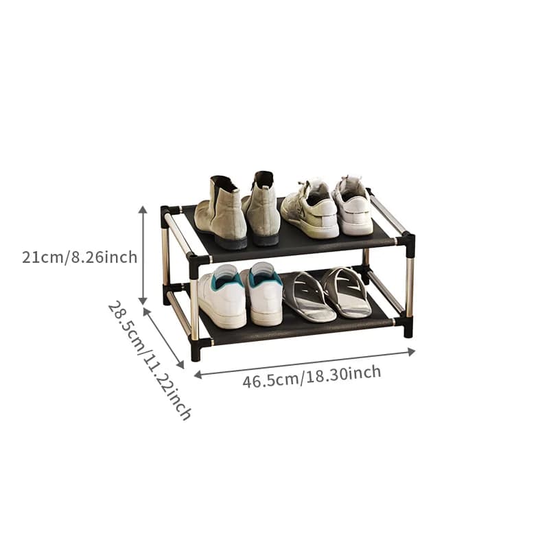 2-Tier Shoe Rack