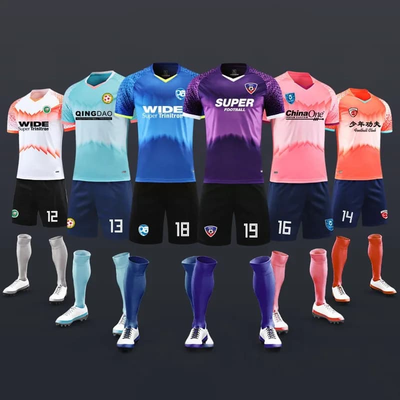 Men's Soccer Football Uniform Kit