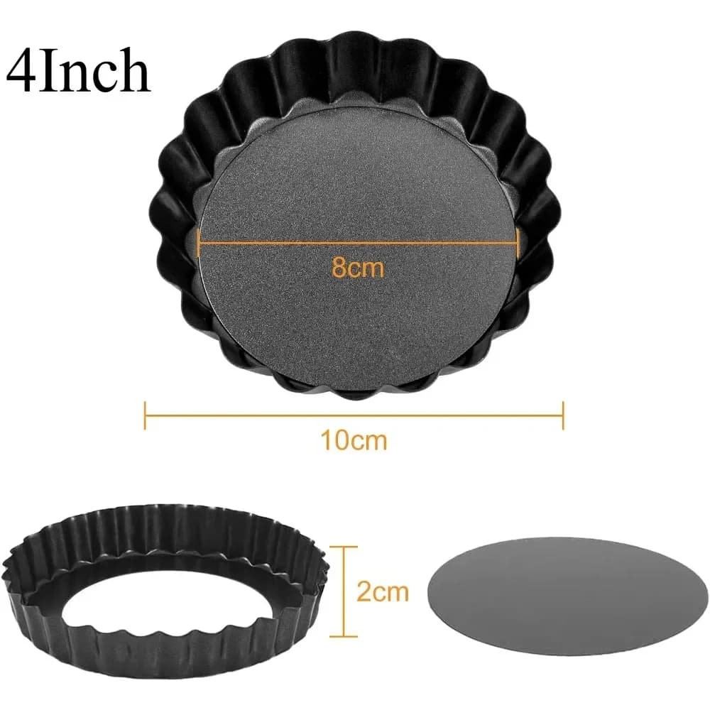 Mini Tart Molds with Removable Bottoms