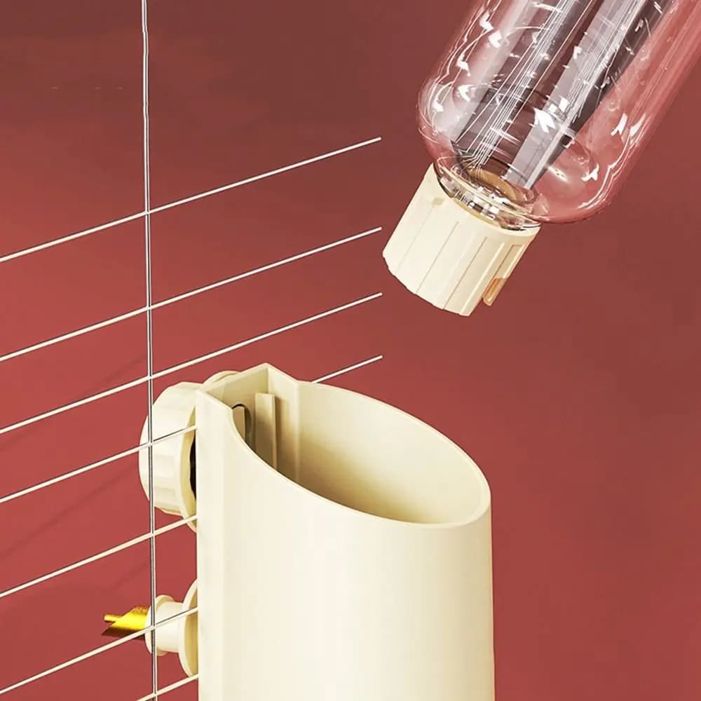 Bird Water Feeder Bottle 250ml Splash-Proof