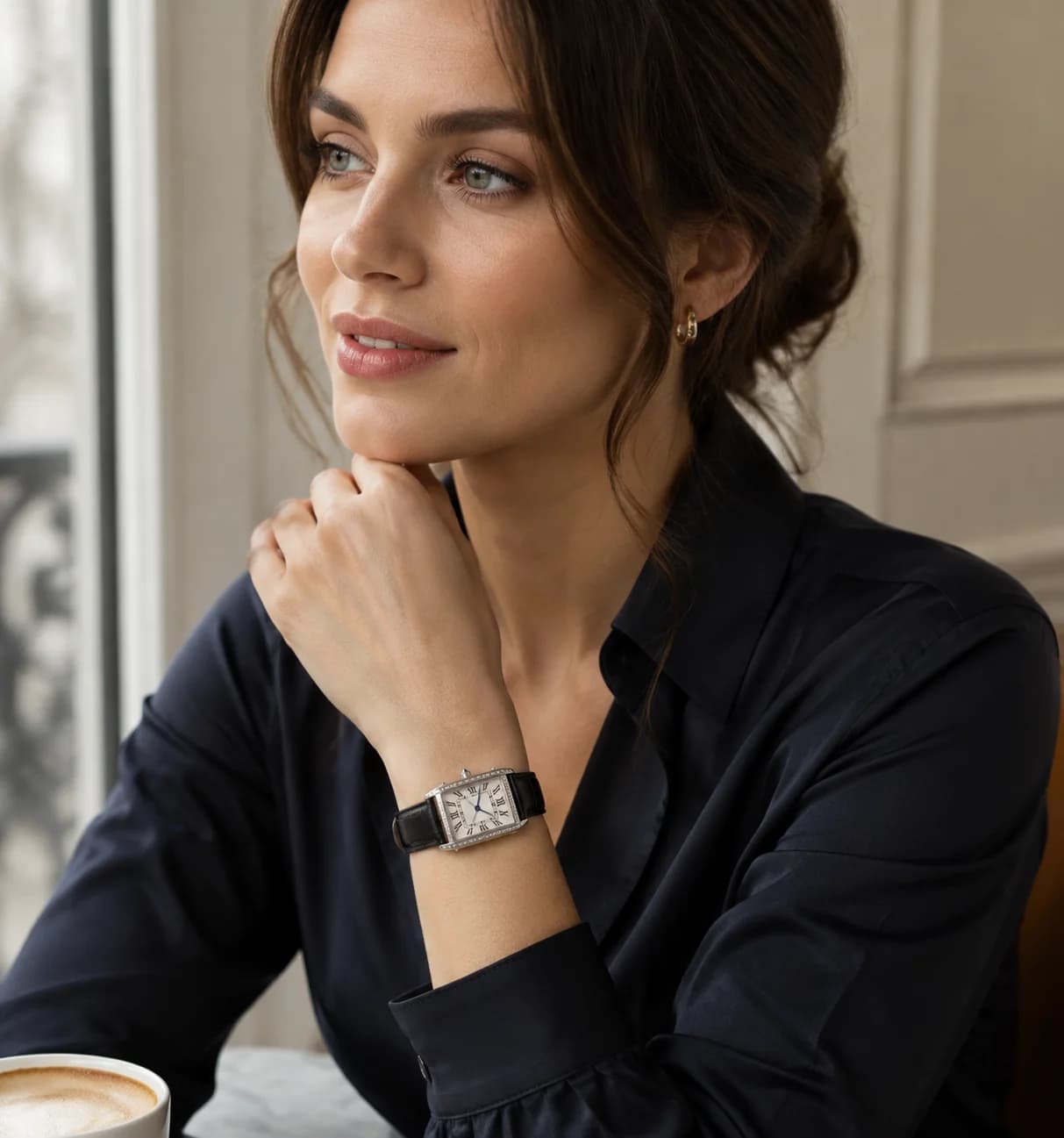 Women's Diamond Watch with Japanese Movement