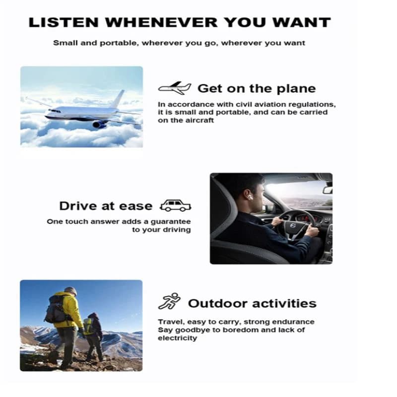 New TWS Bluetooth Earphone Wireless Earbuds Bluetooth In-Ear Headsets Wireless Earbuds Wireless Headphones Built-in Mic