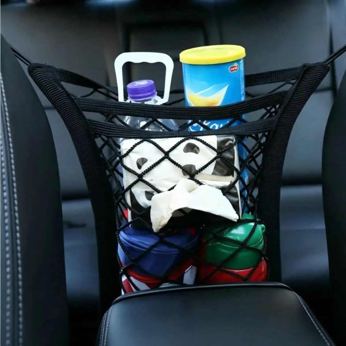Dog Car Barrier With Mesh Storage