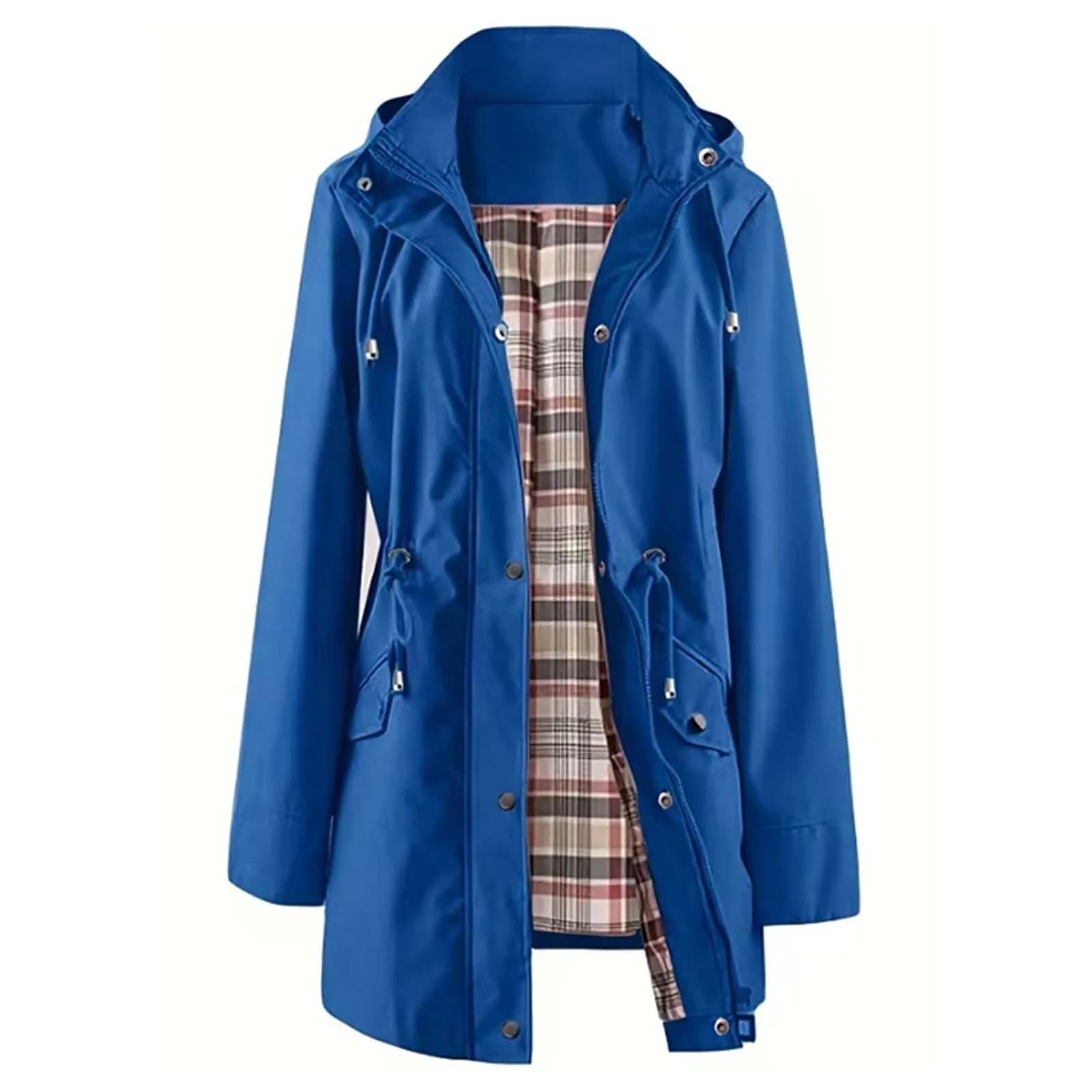 Women's Lightweight Hooded Rain Jacket