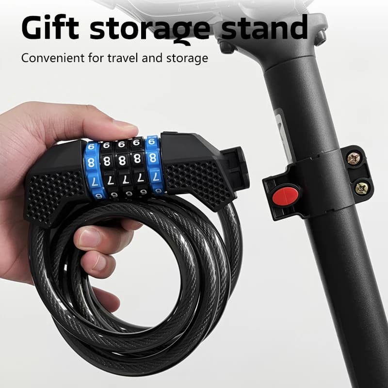 Bike Cable Lock with Password Protection