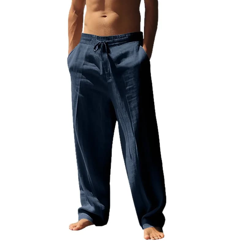 Men's Linen Cotton Summer Trousers