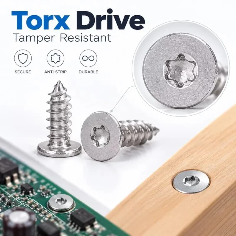 Stainless Steel Star Drive Self-Tapping Screws