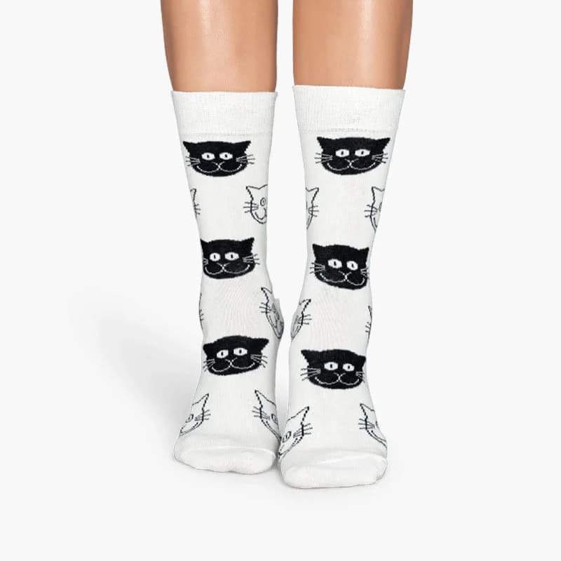 New Women Cotton Socks Cat Cartoon Animal Funny Socks Cute Lovely Colorful Fashion Socks Meias