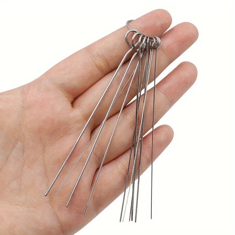 Stainless Steel Needle Shower Head Cleaning Brush Set