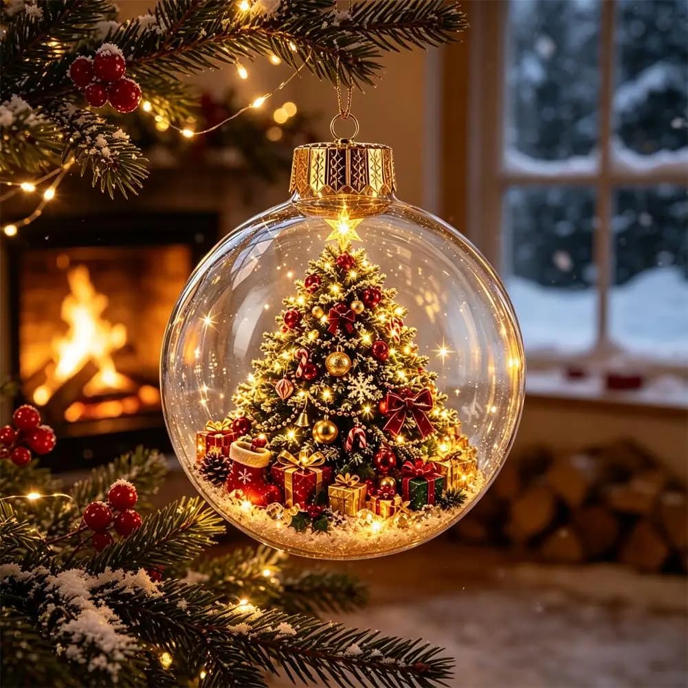 Glowing Christmas Story Ornament