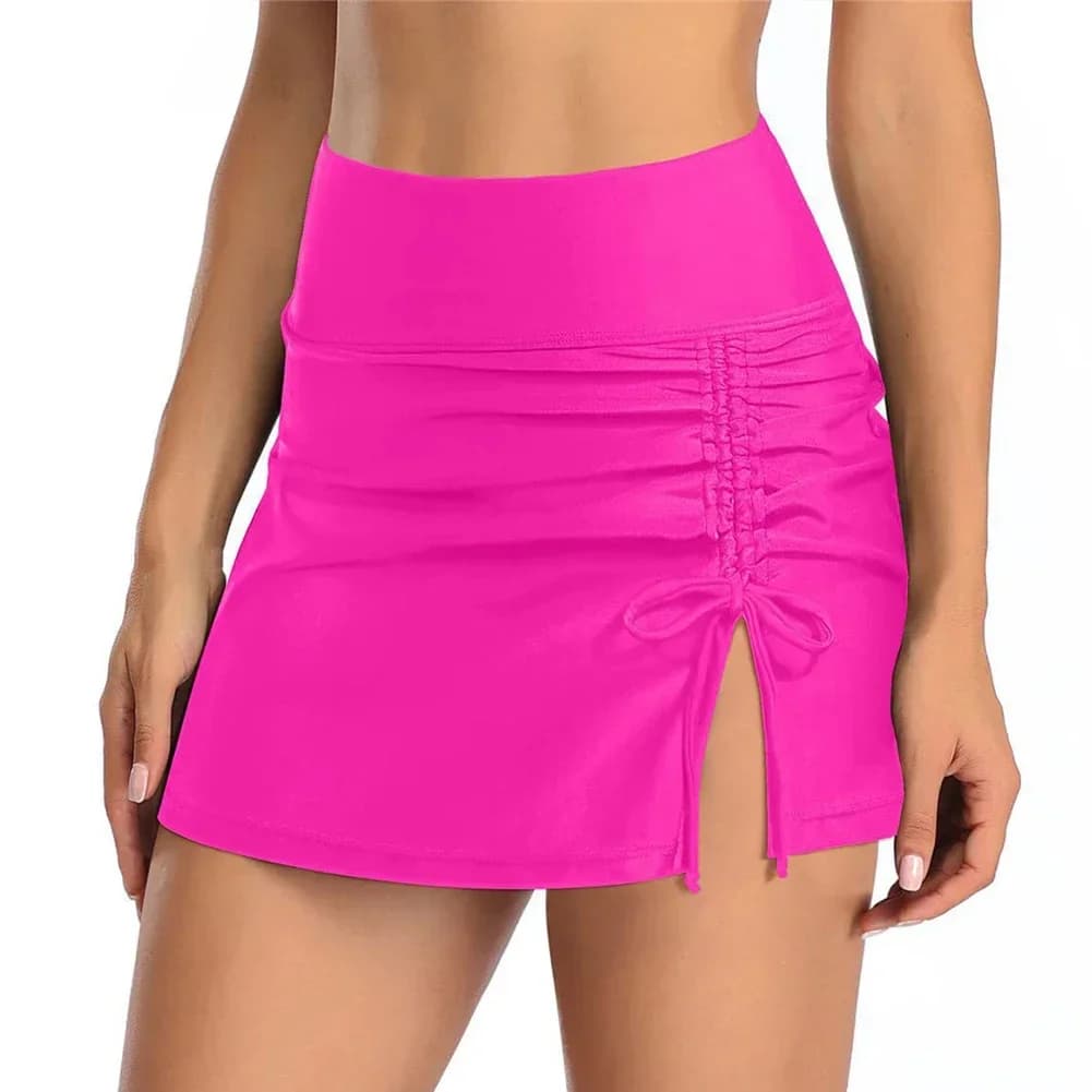 Womens Swim Skirt with Built-in Briefs