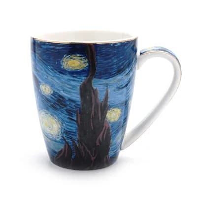 Van Gogh Starry Night Ceramic Coffee Cup Set