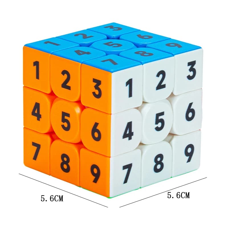 Sudoku Number Letter Puzzle Cube 3x3
